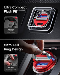 All-metal MRGLAS car charger body with durable heat dissipation.