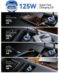 MRGLAS smart chip enhances fast charging safely for compatible devices.