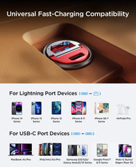Broad compatibility with iPhone, Samsung, Pixel, and more for convenient travel.