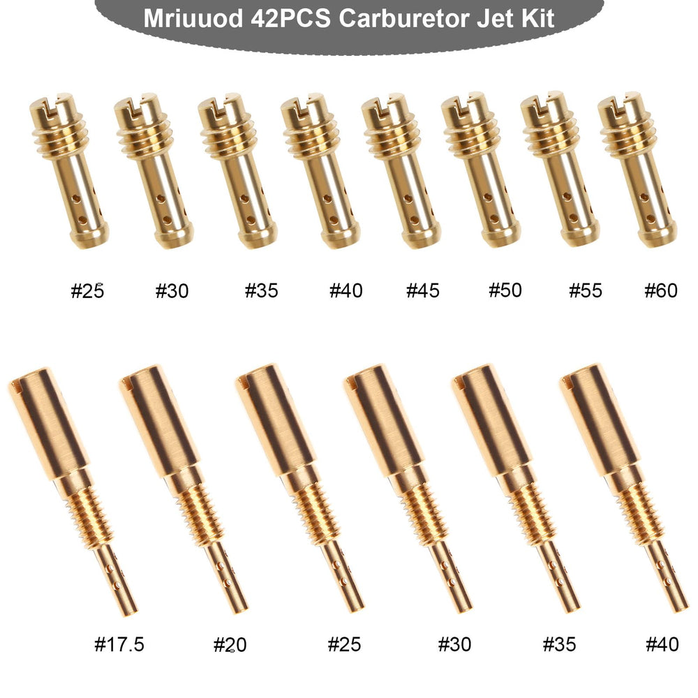 Mriuuod 42Pcs main jets 180 for carburetor balance.