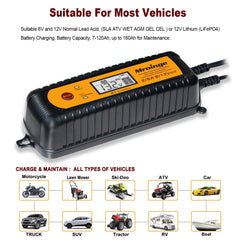 Mroinge IP65 water-resistant charger suitable for outdoor storage.