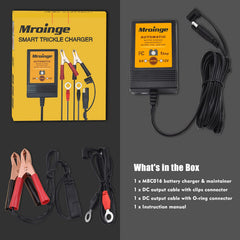 Mroinge MBC016 safety protections help prevent sparks during connections.