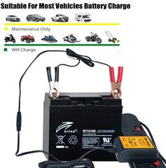 Mroinge MBC022 five-stage charging maintains battery health over time.