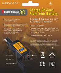 Mroinge compact charger ready for installation on your bike for versatile charging