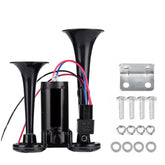 Mroy Mio 12V 600DB air horn kit shown from front view for trucks