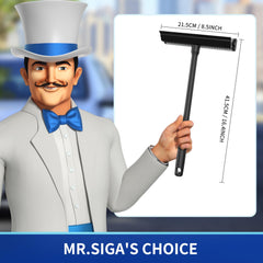 MR.SIGA netted sponge scrubber close-up for effective dust and grime removal