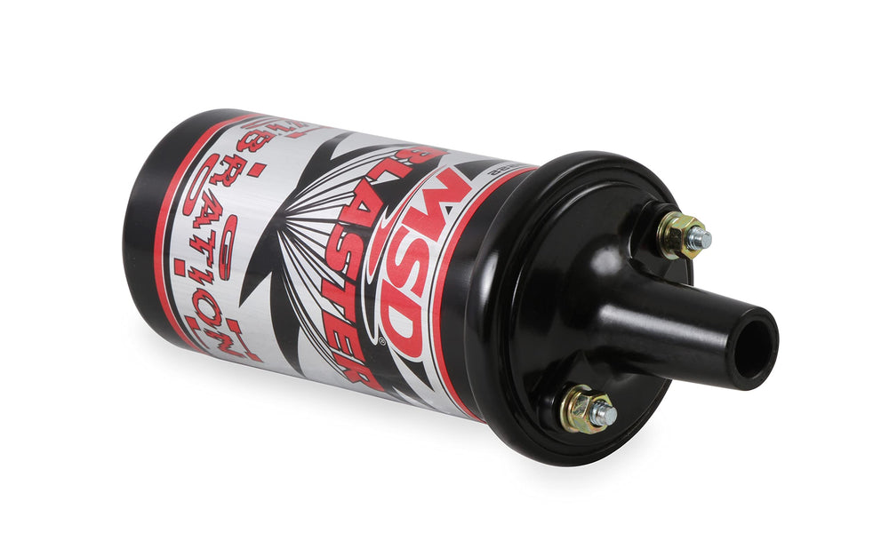 MSD 8222 ignition coil CARB E.O. approved for reliable electronic ignition systems.