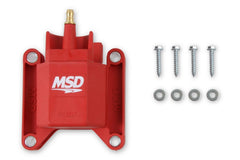 MSD 8227 Ford TFI Coil front view for high-performance ignition upgrade.