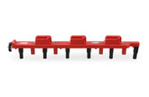 MSD 82738 ignition coil red front view; reliable starting performance