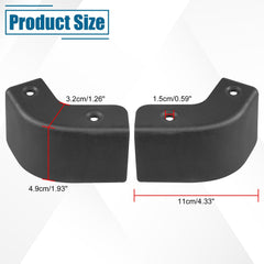MSIZOY F-150 rear mud guard installed on a truck, offering complete protection.