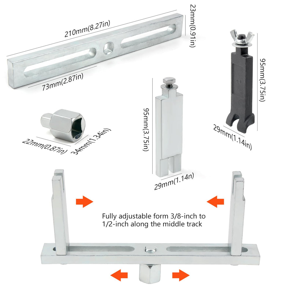 MSLANE adjustable fuel-pump removal tools adapt to multiple sizes