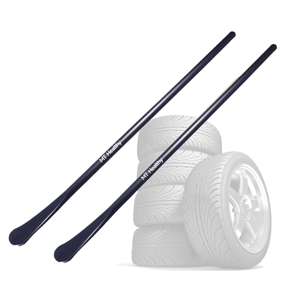 MT Healthy 2pc 30-inch tire spoons for easy tire removal and quick changes.