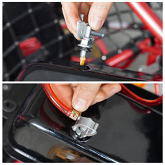 MTATCN 1mm steel tank emphasizes durability for long-term mini bike use.