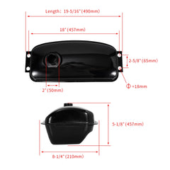 MTATCN gas tank assembly for 150cc go kart ensures durable, long-lasting fuel storage