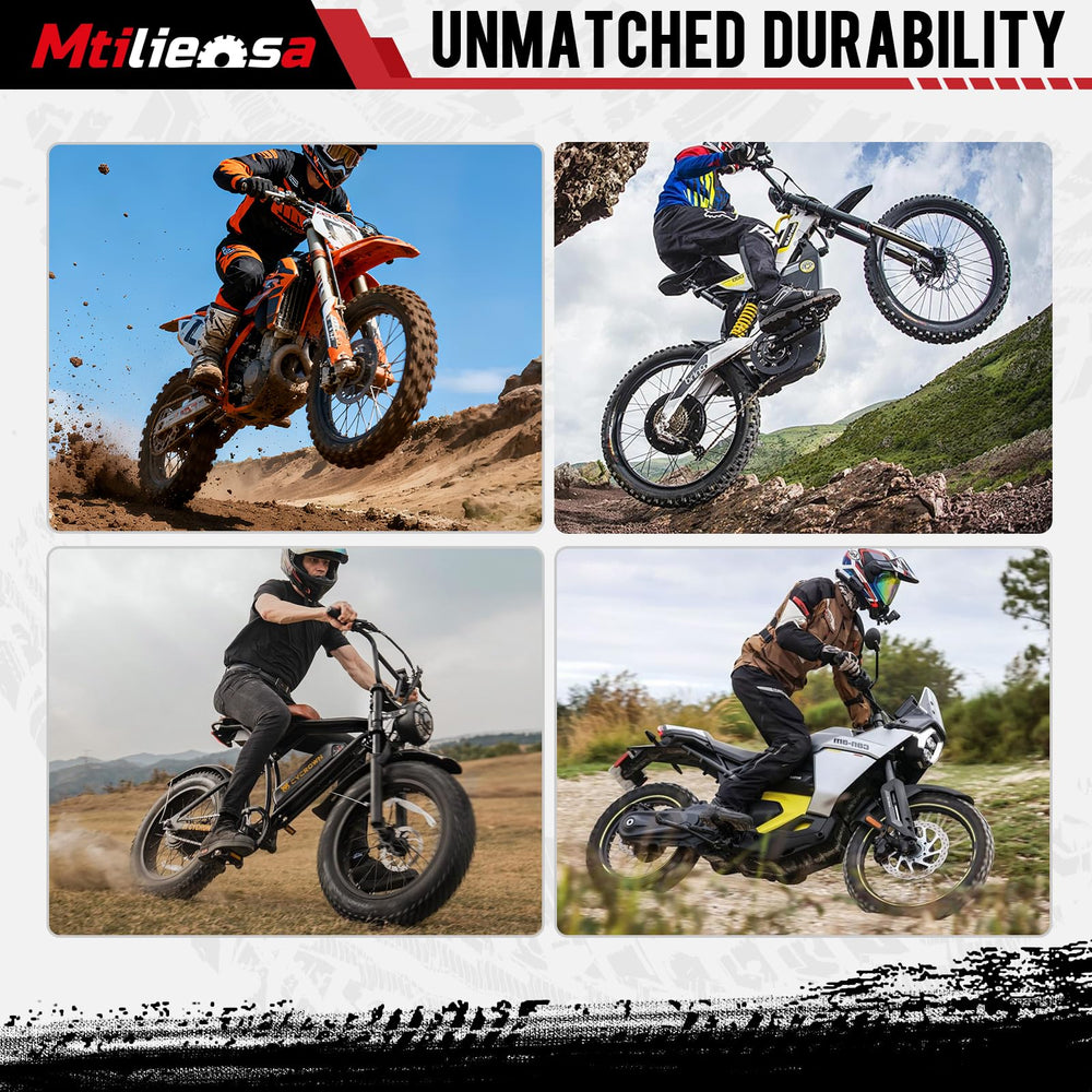 Mtilieosa off-road bike ready for pit and mini bike use.