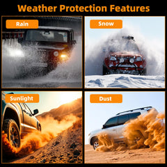 MUAKIOY winch cover breathability minimizes moisture buildup while covered.