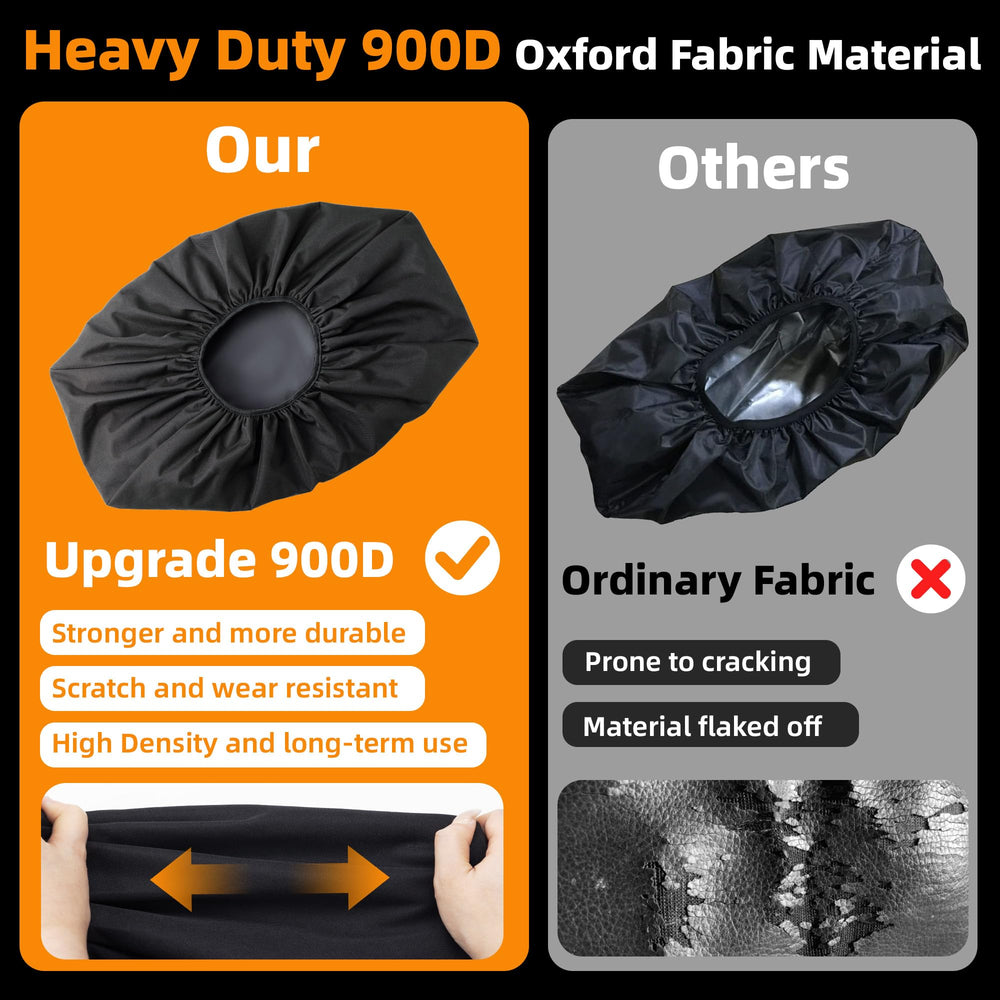 MUAKIOY winch cover reinforced seams resist tears for long-lasting protection.