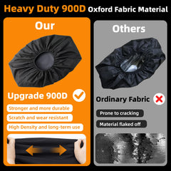 MUAKIOY winch cover reinforced seams resist tears for long-lasting protection.
