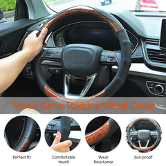 Muamos anti-slip inner ring helps steady steering and comfort.