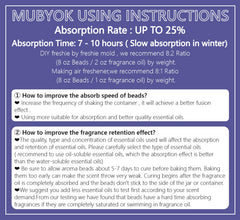 MUBYOK craft project with aroma beads for fresh scents
