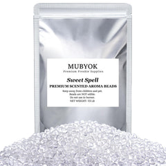 MUBYOK Sweet Spell aroma beads packaging for long-lasting car freshies