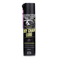 Muc-Off Dry Chain Lube bottle front view for long-lasting lubrication in dry conditions.