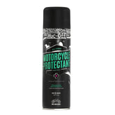 Muc-Off Motorcycle Protectant bottle applied to bodywork after washing for rust protection