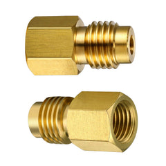 Mudder 6014 vacuum pump adapter brass 1/4-female to 1/2-male enables quick system service