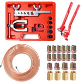 Muelnmey brake line kit 25ft 3-16 inch shows corrosion-resistant copper-coated steel for durable installs.