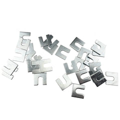 MUFFINMAN zinc-plated shims resist rust in shop use