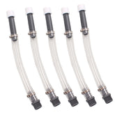 MUGE RACING 5PCS filler hose with clear view for precise fueling