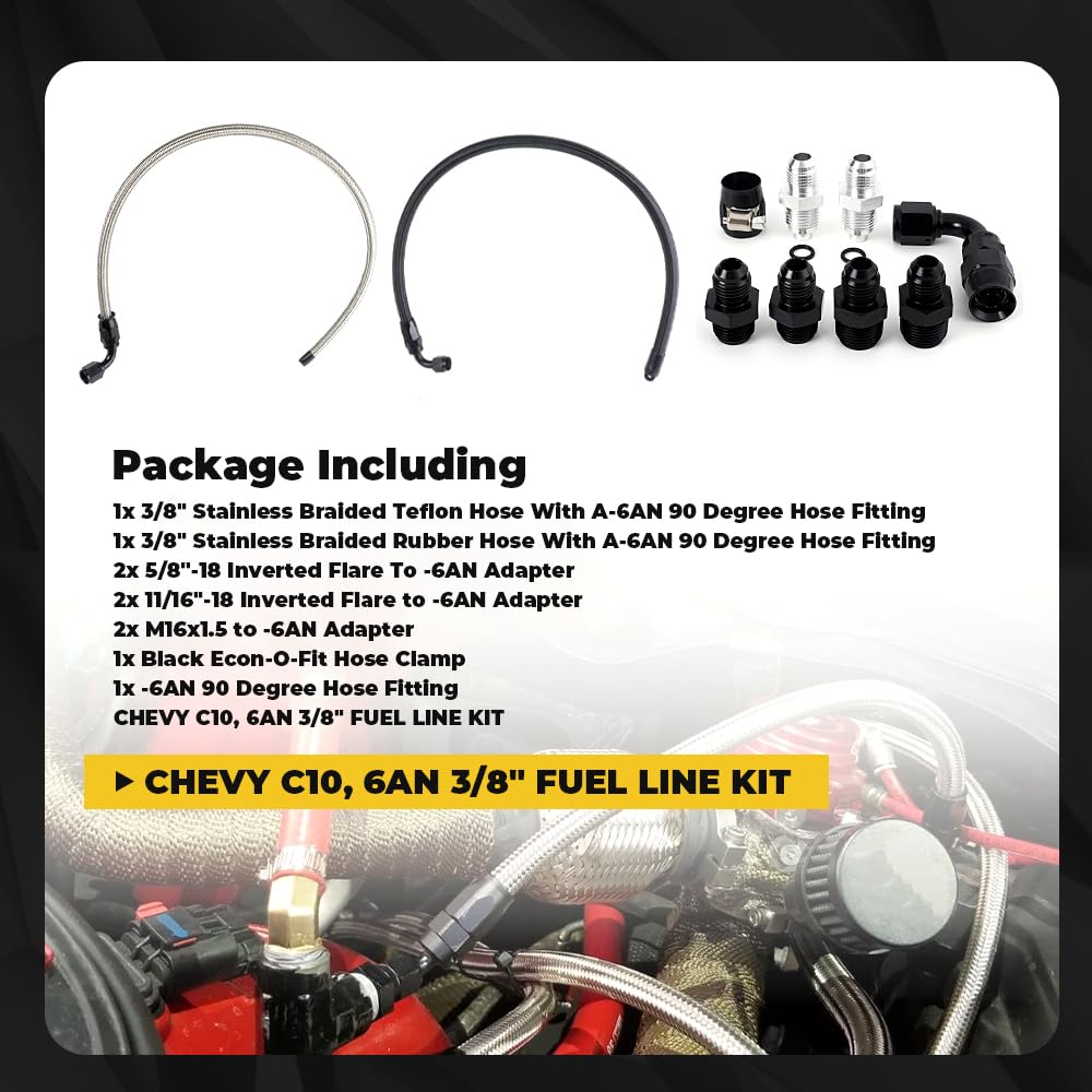 Muge Racing GM Type II pump connection ensures tight fit.