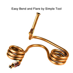 MuHize flexible brake line roll makes bending easy for quick routing in tight spaces.