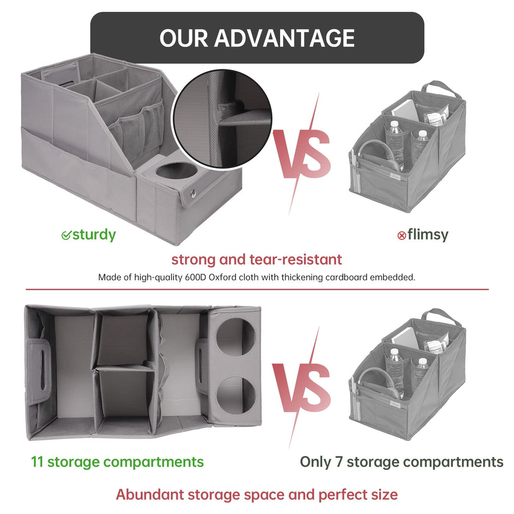 MULISOFT front or back seat organizer fits most vehicles