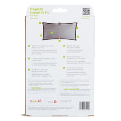 Shade on a large SUV window for maximum coverage.