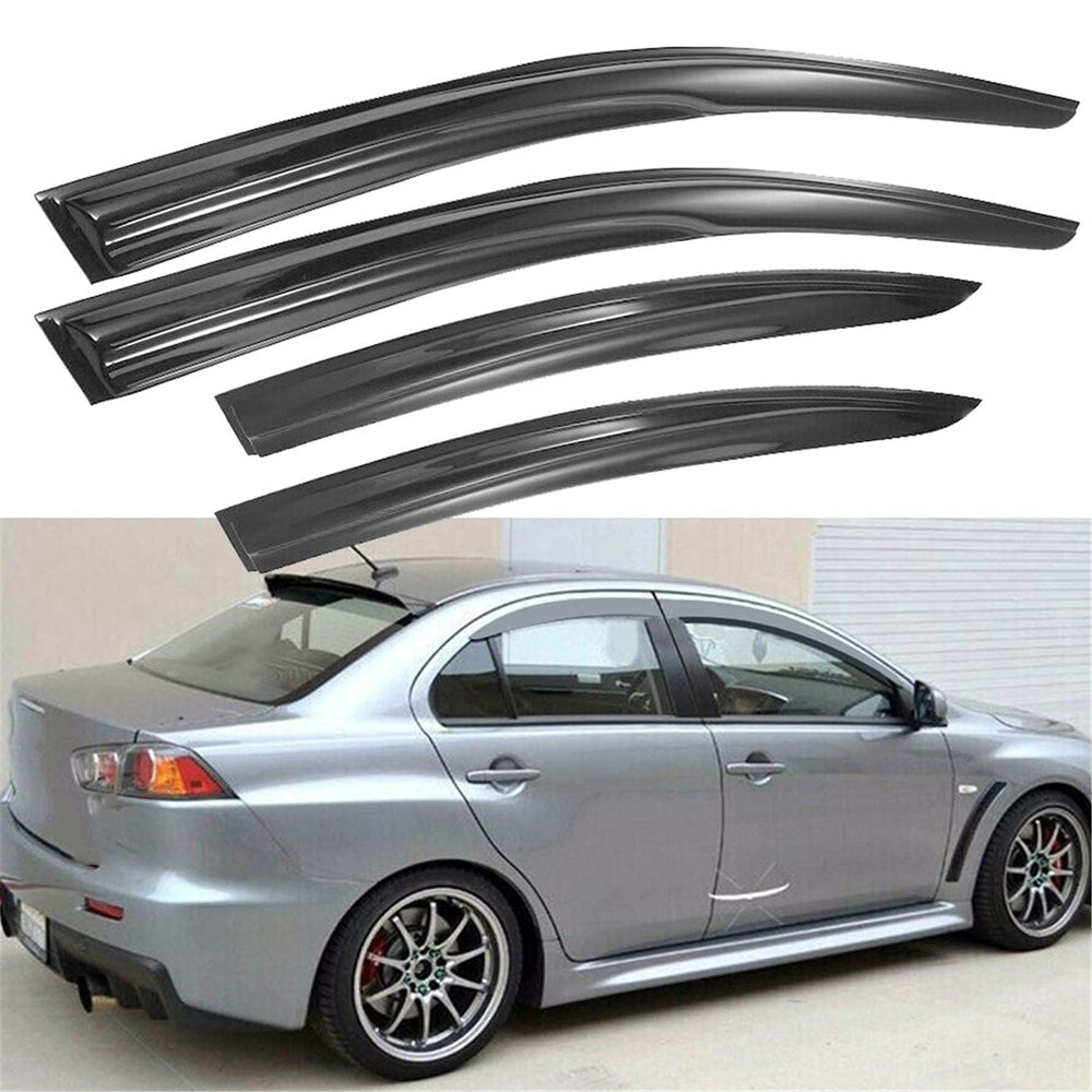 Munirater acrylic vent visors front view improve ventilation while blocking rain