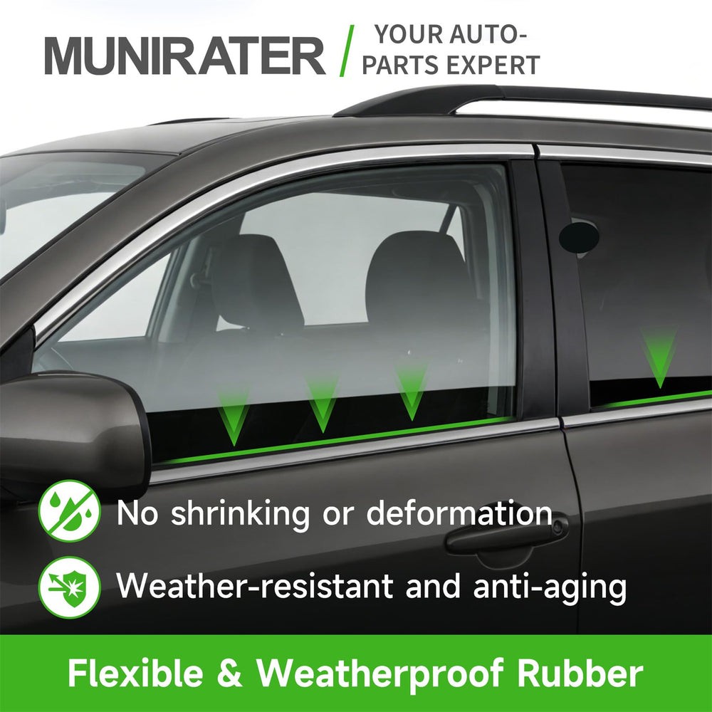 Munirater durable rubber maintains flexibility in temperature changes.