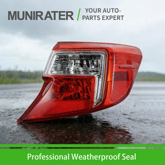 Munirater tail light right side bright LED for improved night visibility.