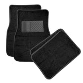 MUQIDA car floor mats anti-slip black keep feet secure while driving.