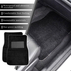 MUQIDA durable floor mats protection black guard interior against wear and dirt.