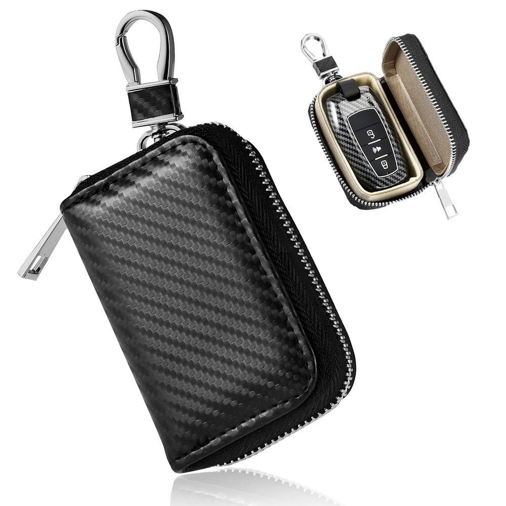 MUQIDA Faraday bag for car keys with a secure three-dimensional slot.
