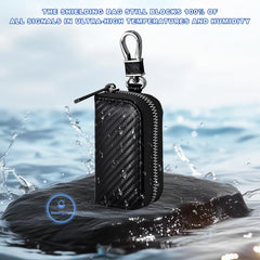 MUQIDA Faraday bag carbon fiber pattern, stylish and modern.
