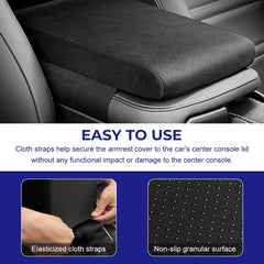MUQIDA universal-fit center-console cushion fits most cars