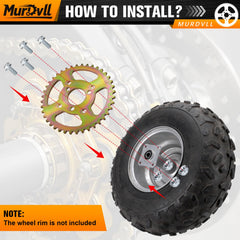 MurDvll carbon steel core with zinc finish resists wear and corrosion.