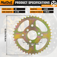 MurDvll compatible models showcase broad Coleman mini bike coverage for easy swapping.