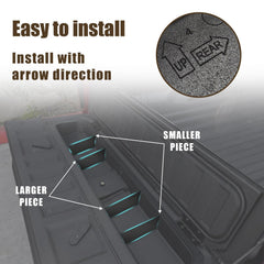 Muslogy ABS material highlights durable construction for long-lasting storage.