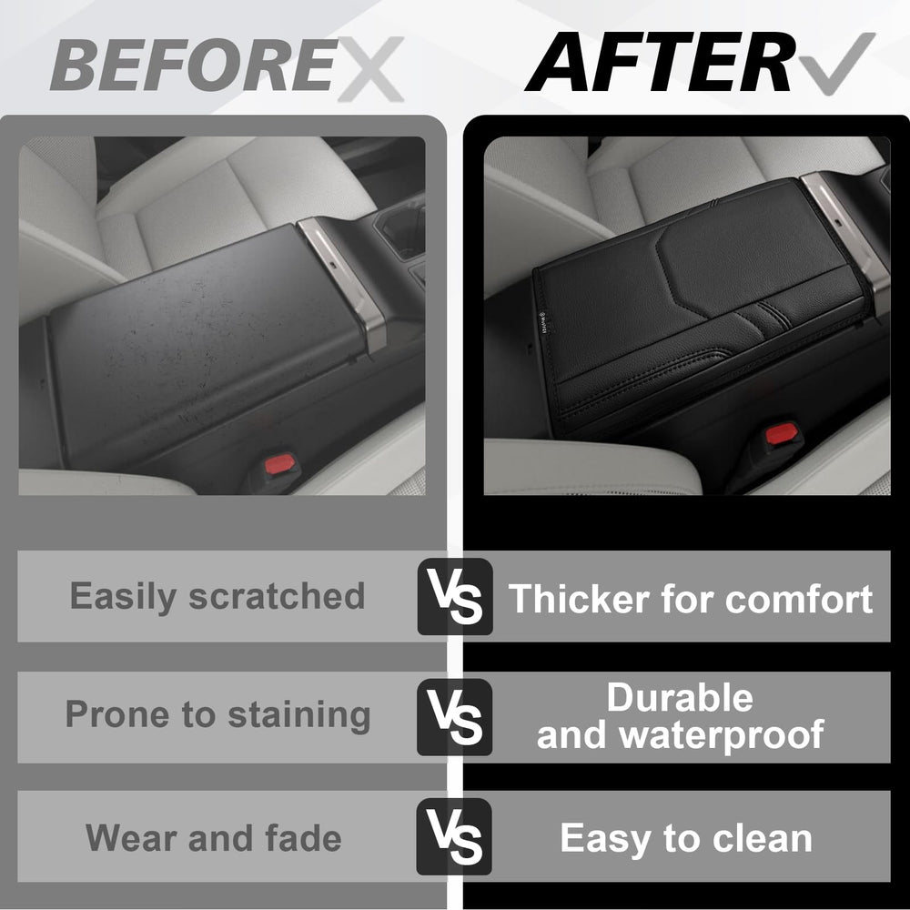 Muslogy breathable soft vegan leather provides comfortable touch during long drives.