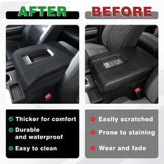 Muslogy bucket-seat compatible armrest cover fits bucket-seat interiors securely.