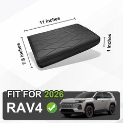 Muslogy armrest cover protecting the center console from dirt and paws during daily use