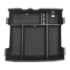Muslogy hidden storage space adds discreet capacity in the console.